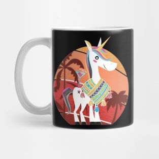 Unicorn Mexican Spaniard Palms Mug